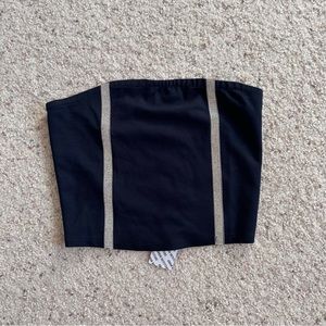 UO Navy Embellished Tube Top